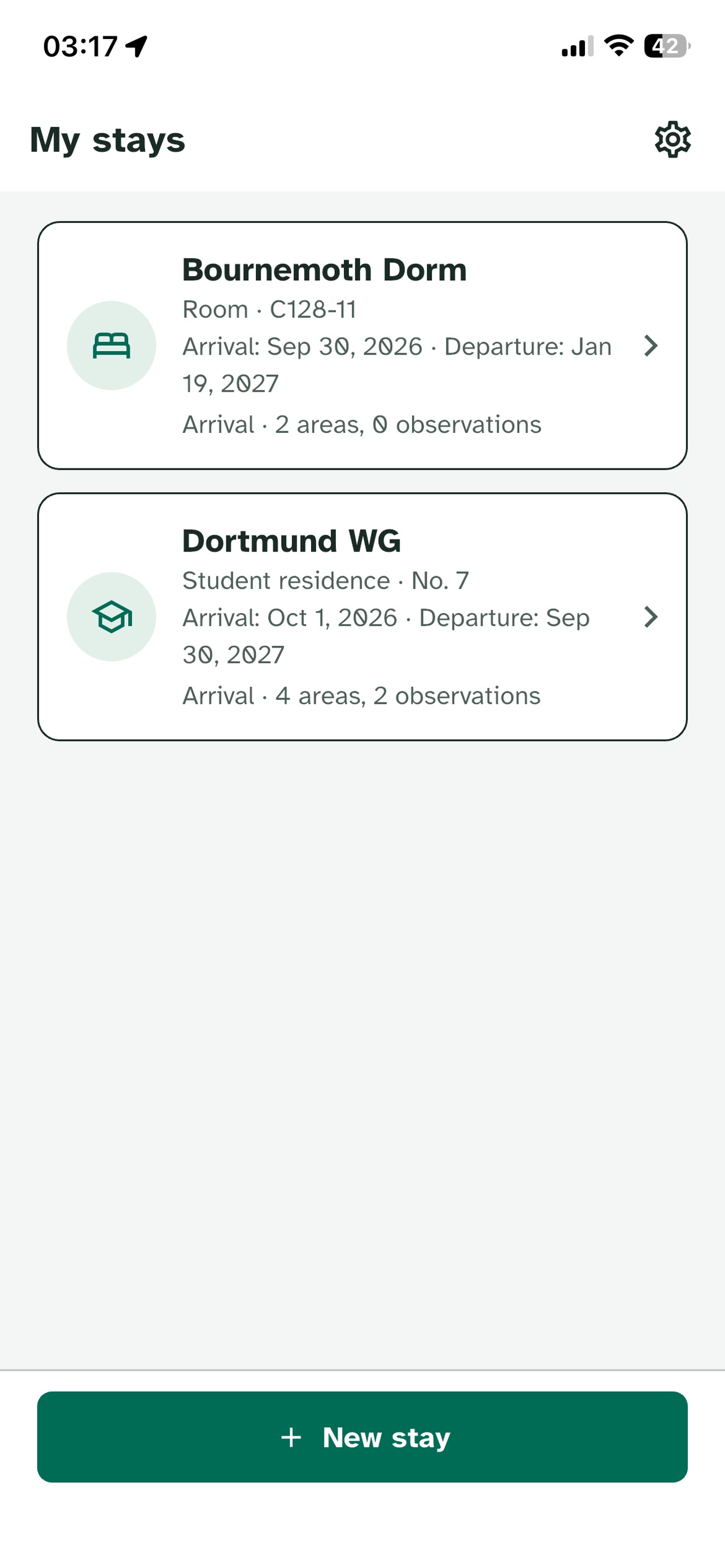 Screenshot 1 of Keyfolio - Move in & Move out