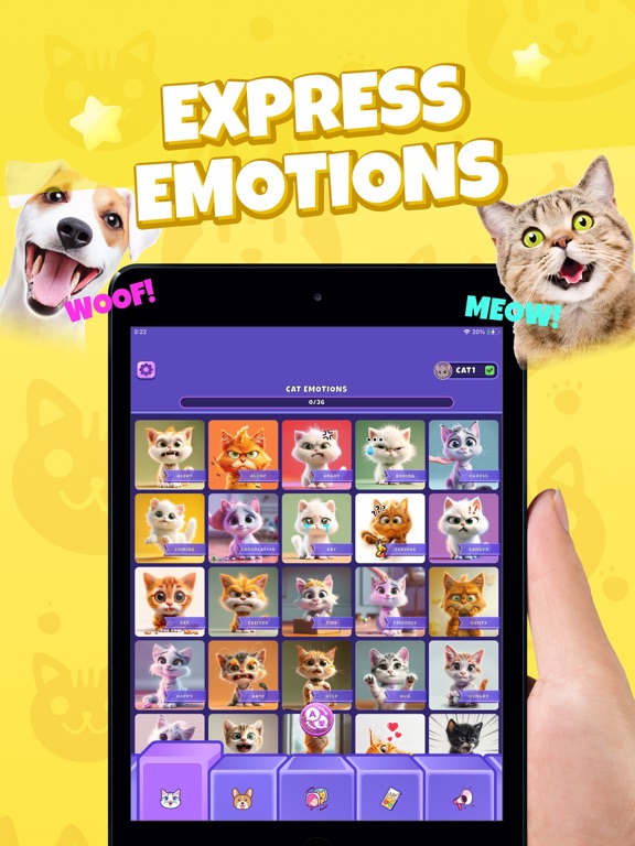 Screenshot #5 pour Cat Emotions: Sounds to Pet