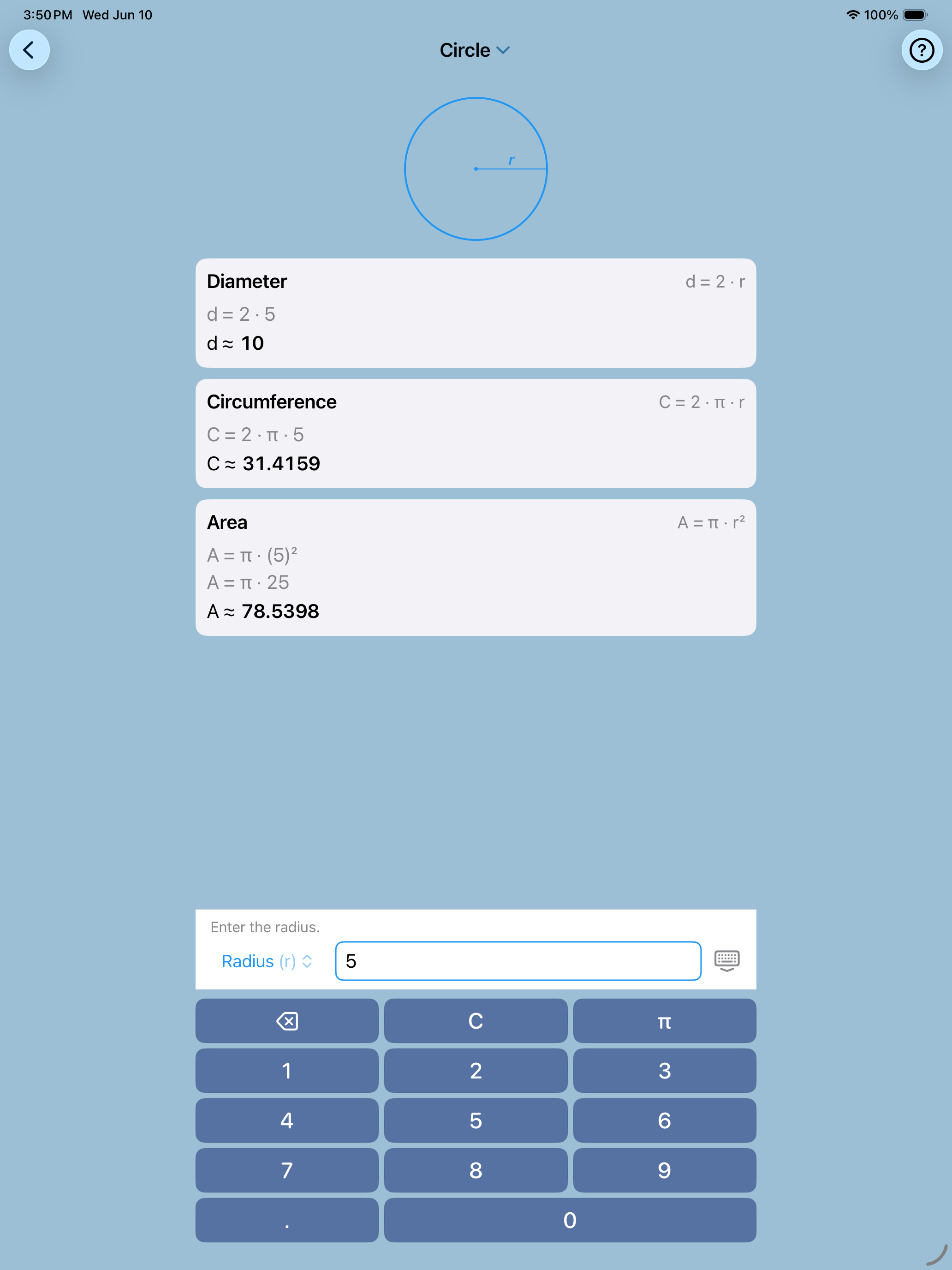 Geometry & Formula Calculator screenshot 12
