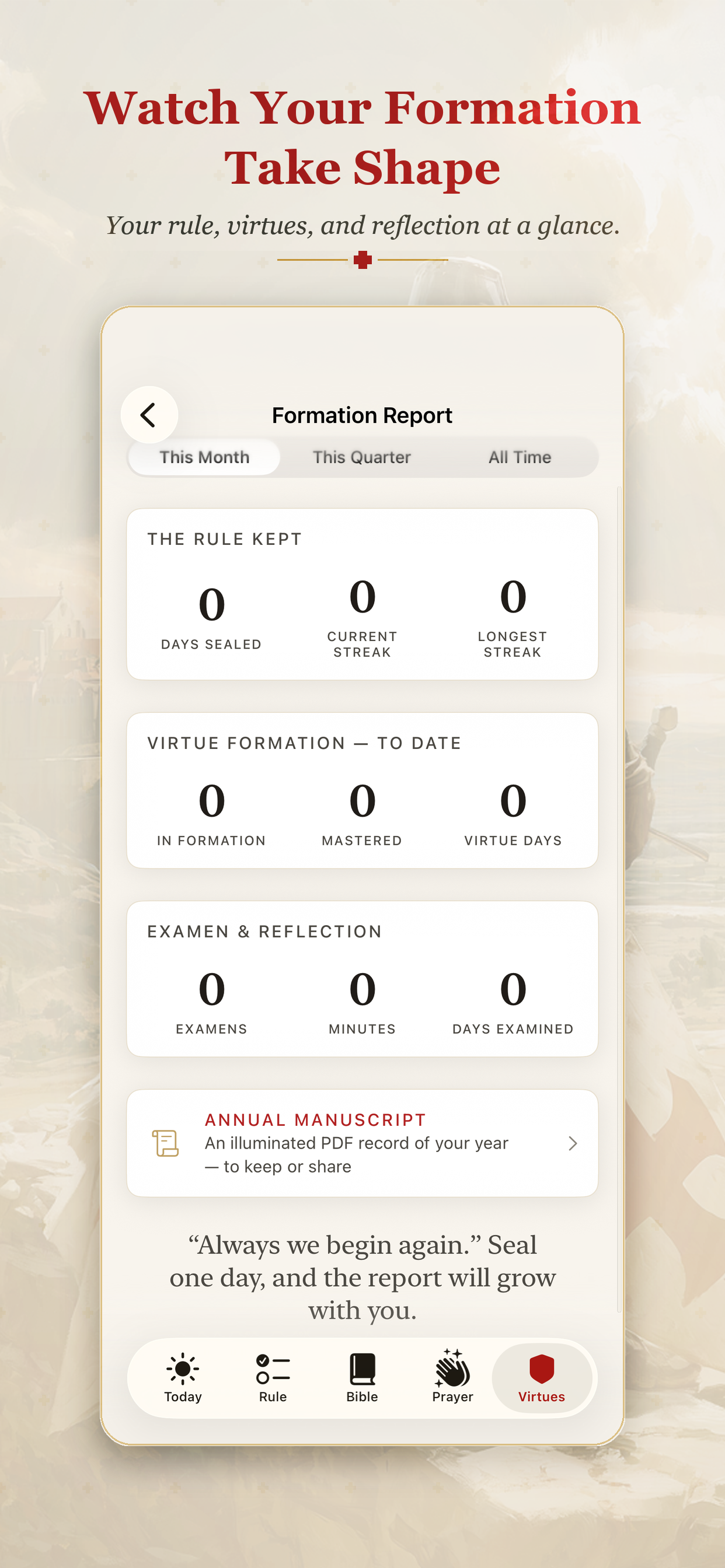 Commandery: Bible & Daily Rule screenshot 8