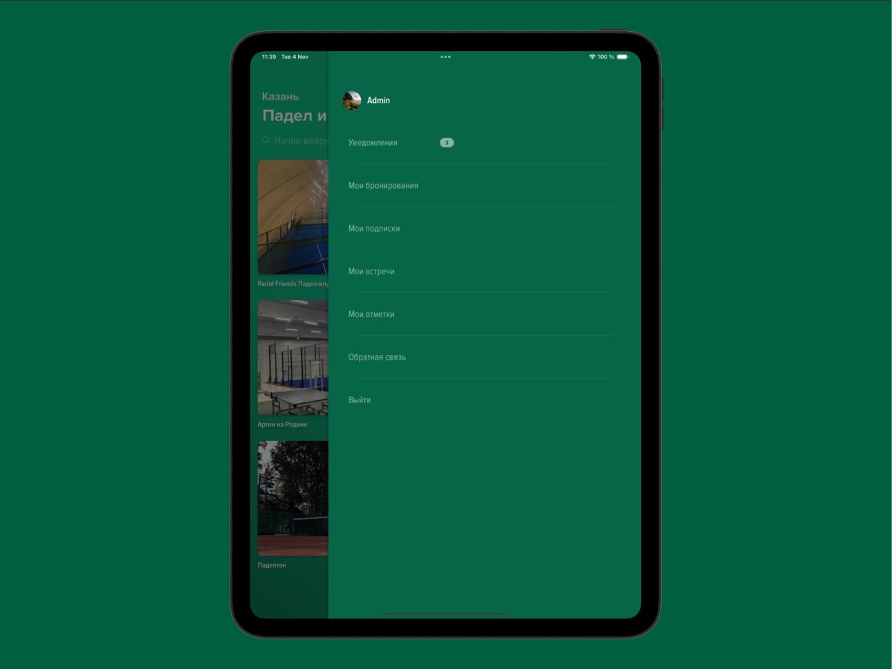 iPad screenshot