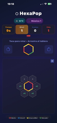 Hexapop screenshot