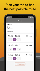 Cardiff Bus screenshot