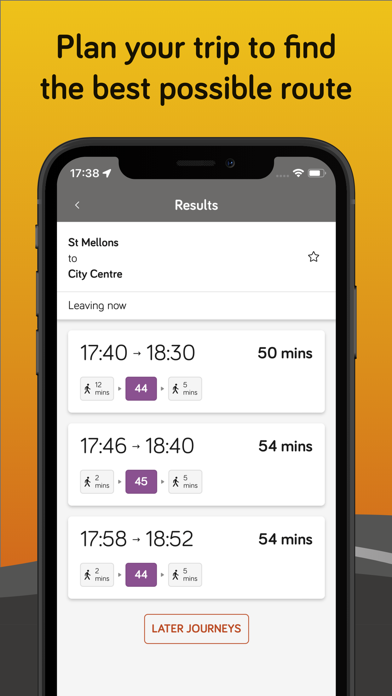 Cardiff Bus iPhone screenshot 5 - Travel app