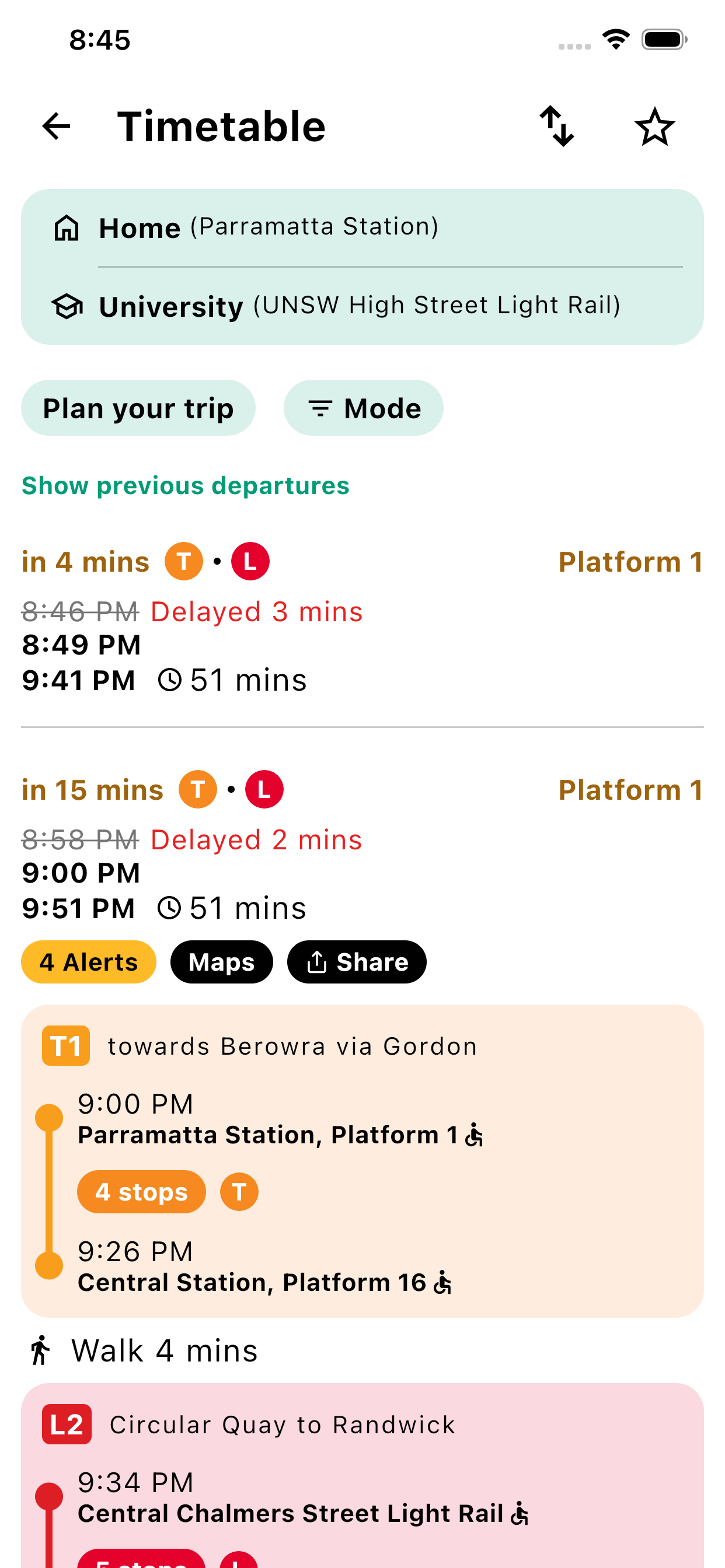 Krail - Sydney Trains, Buses