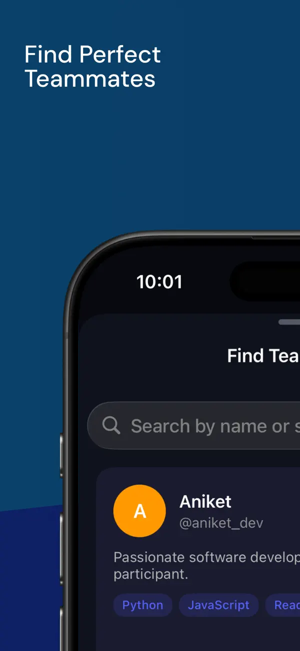 #1. HackMate (iOS) بواسطة: Manik Lakhanpal