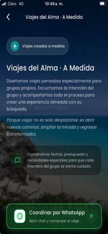 Viajes del alma screenshot