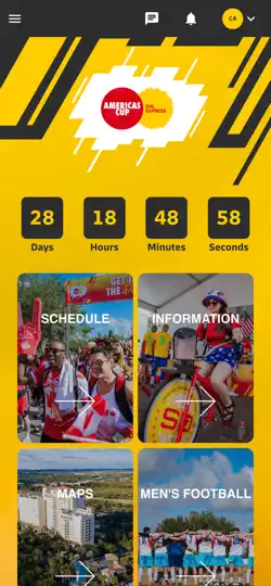 Screenshot von DHL Americas Cup 2026 auf dem iPhone 1