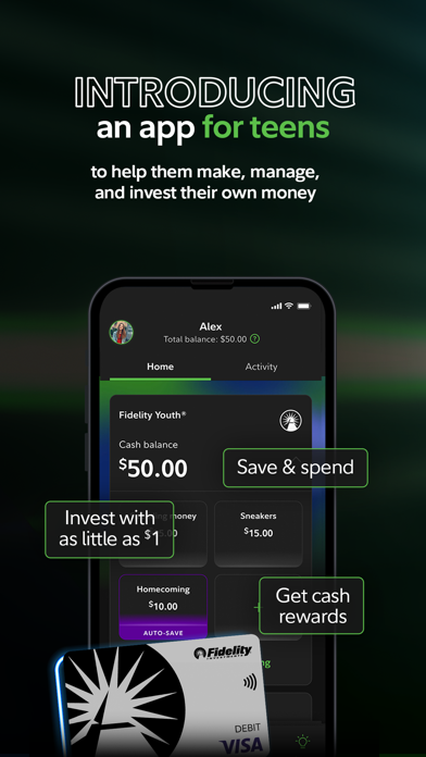 Fidelity Youth® Teen Money App Screenshot