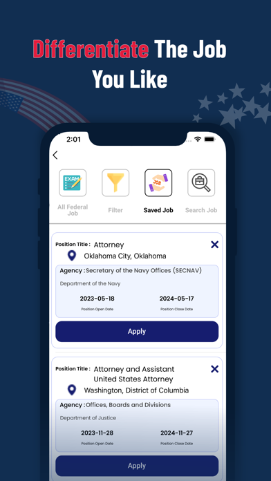FEDERAL USA jobs Screenshot