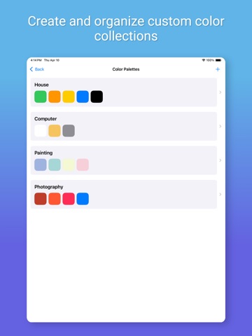 Color Identifier: ColorSense ipad screenshot 4