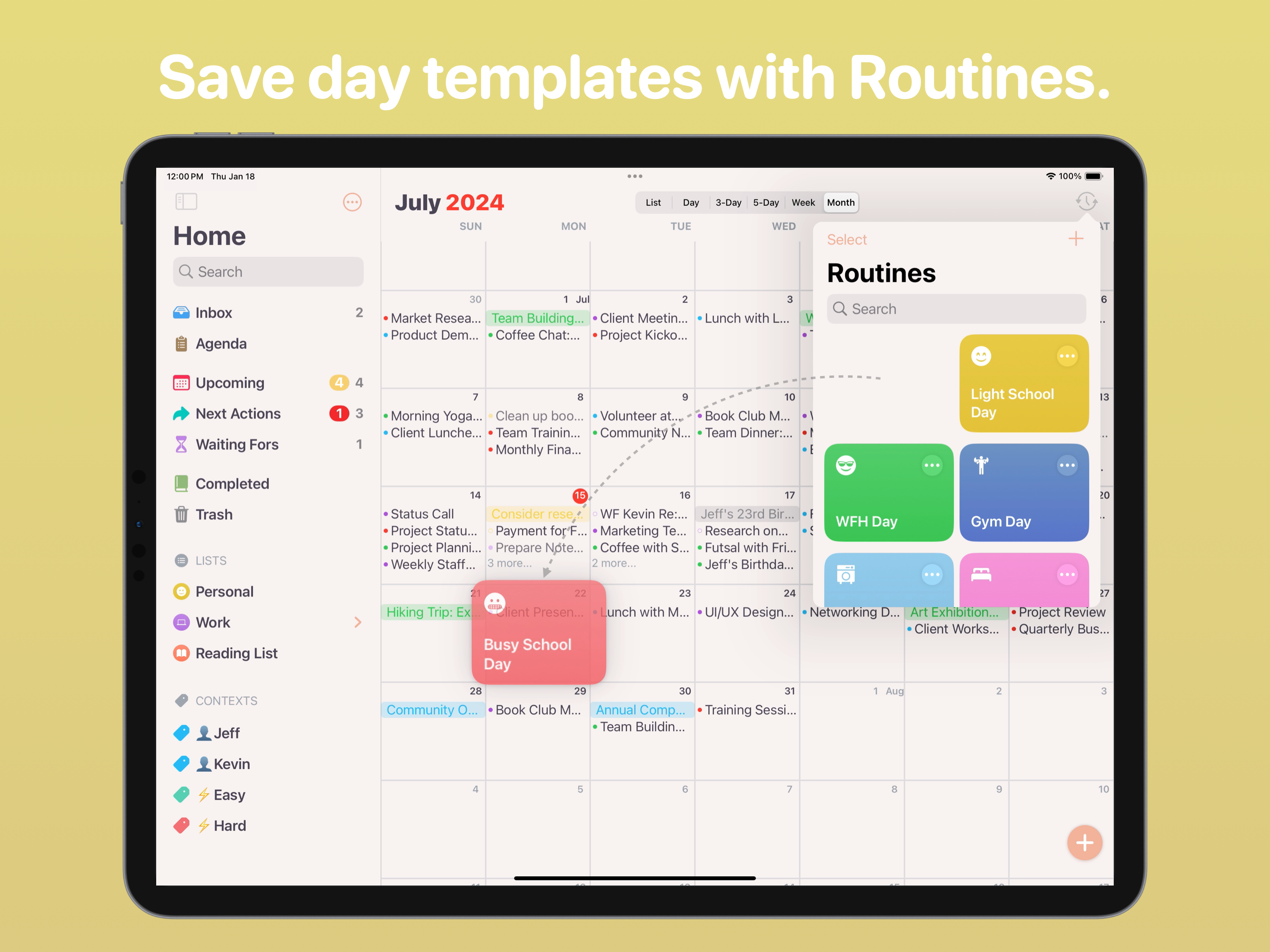 Yata for GTD: Todo & Calendar