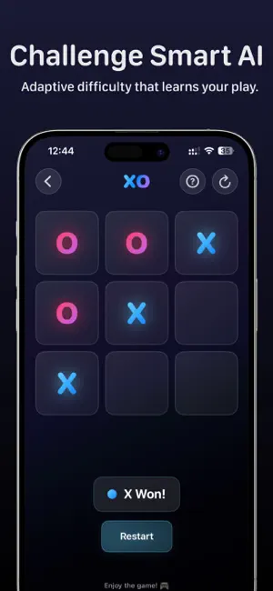 XO Glow: Party Tic Tac Toe screenshot 3