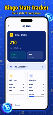 Bingo Rewards Credit Links screenshot