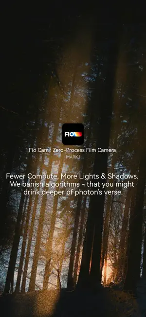 Fio Cam ：Zero-Process Film Cam screenshot 1