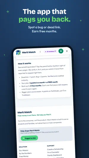 Merit Match Scholarship Finder screenshot 4