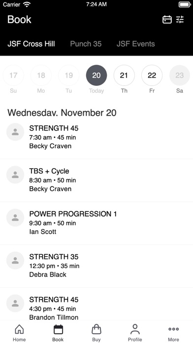 Jamie Scott Fitness Screenshot