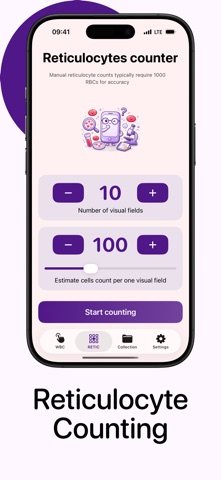 CliniCheck: WBC & Cell Counter iPhone screenshot