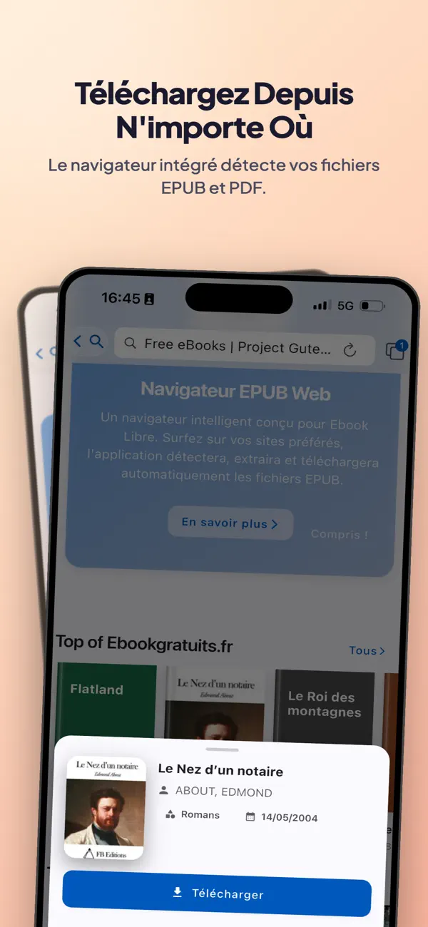 Screenshot #3 pour EBook Libre - illimité avec AI