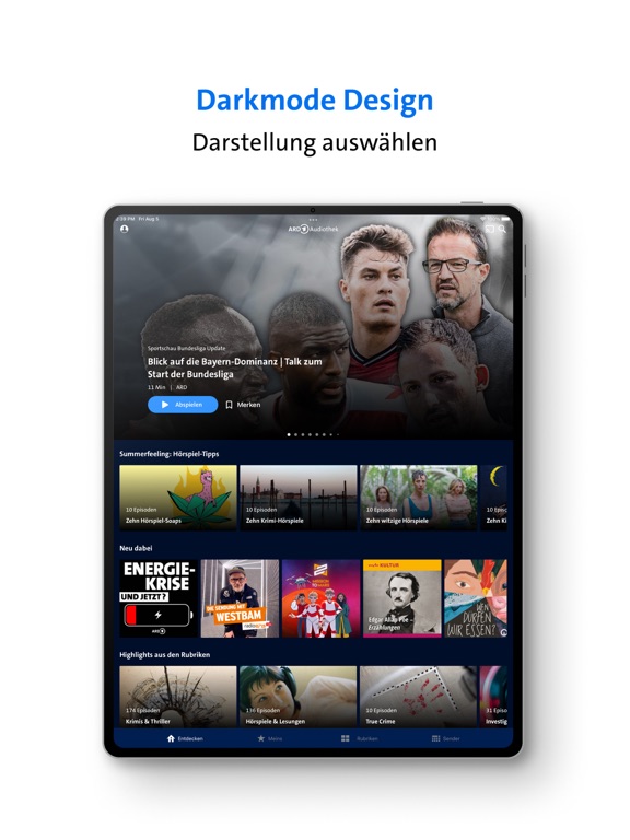 ARD Audiothek iPad screenshot 9 - Entertainment app