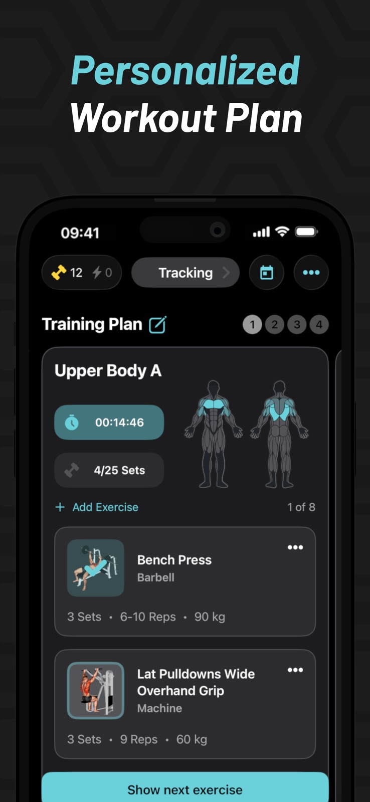 MyFitCoach - Workout Planner iphone screenshot 2