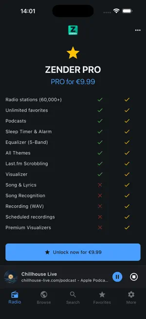 ZENDER: Internet Radio screenshot 3