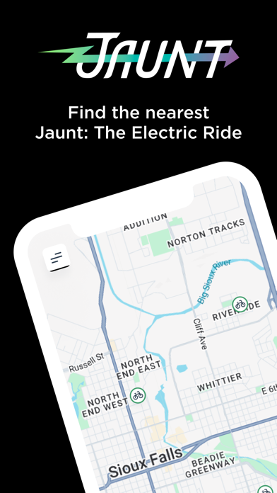 Jaunt: The Electric Ride iPhone screenshot 1 - Travel app