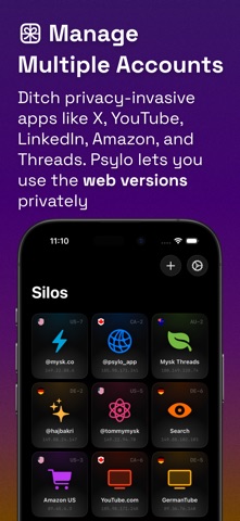 Psylo: Private Browser & Proxy Screenshot 7 of 10