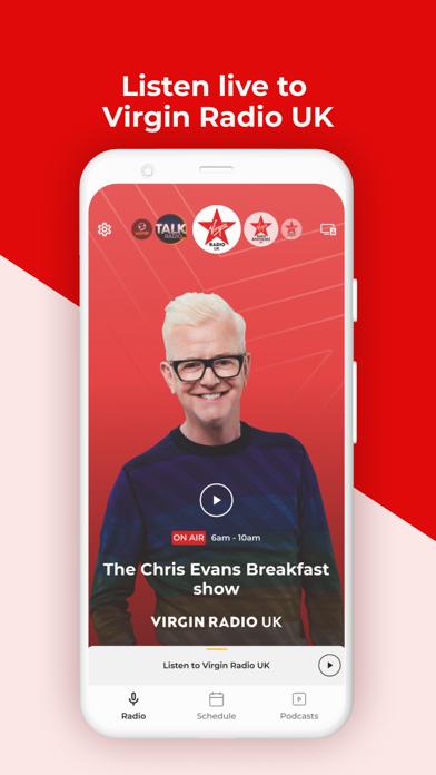 Screenshot #2 pour Virgin Radio UK - Listen Live