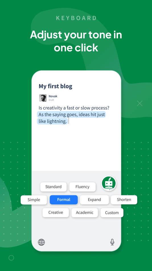 #6. QuillBot - AI Writing Keyboard (iOS) بواسطة: QuillBot, a Learneo Inc. business