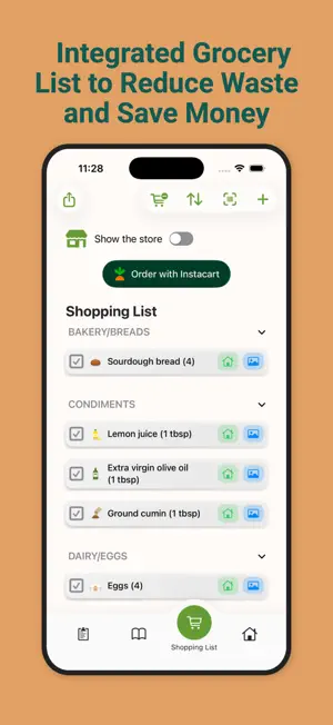Meal Planner & Grocery List screenshot 2