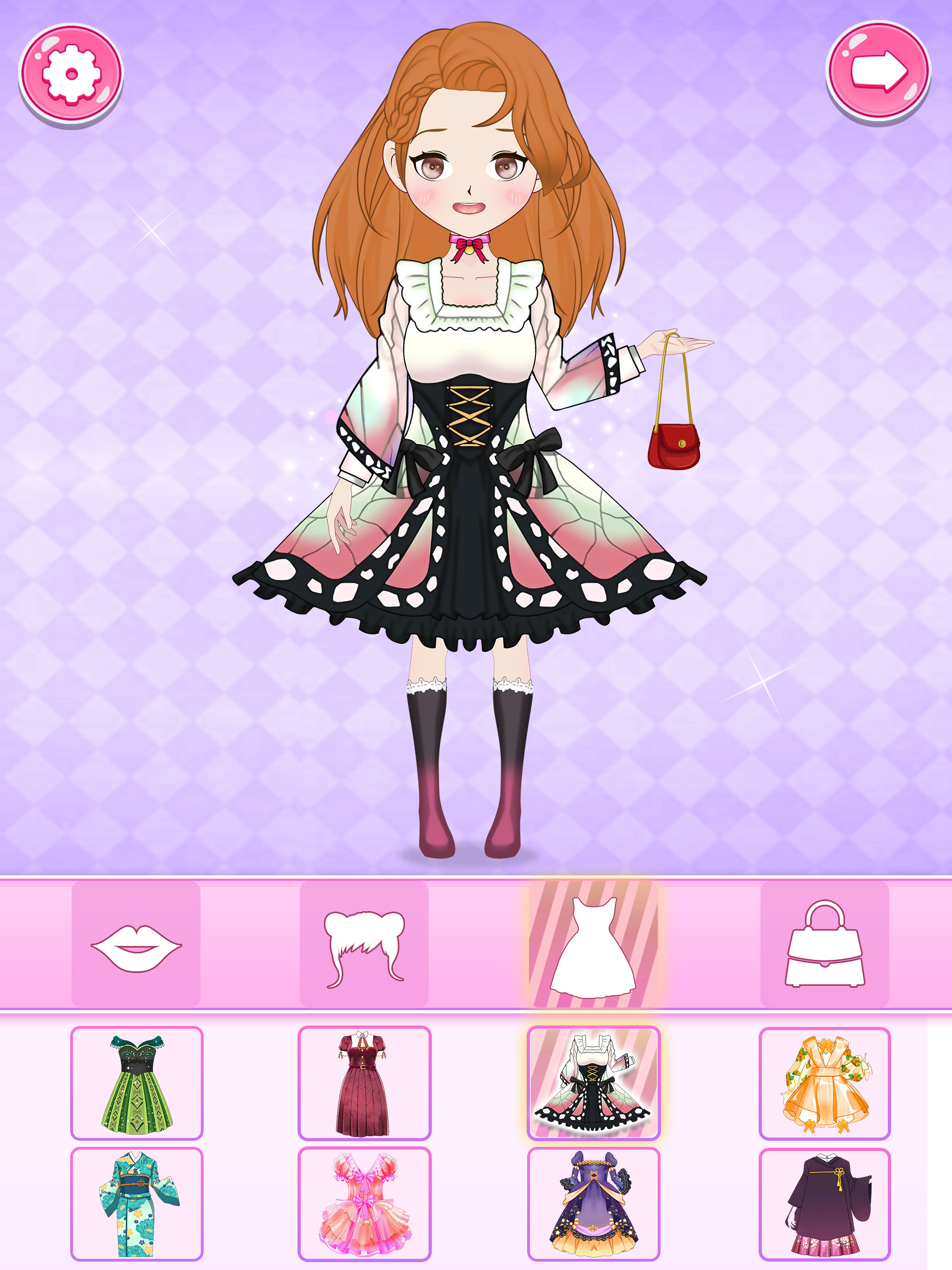 Anime Dress Up & Makeup Game