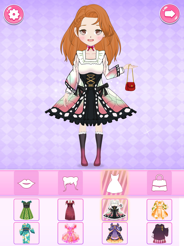 Anime Dress Up and Makeup Game