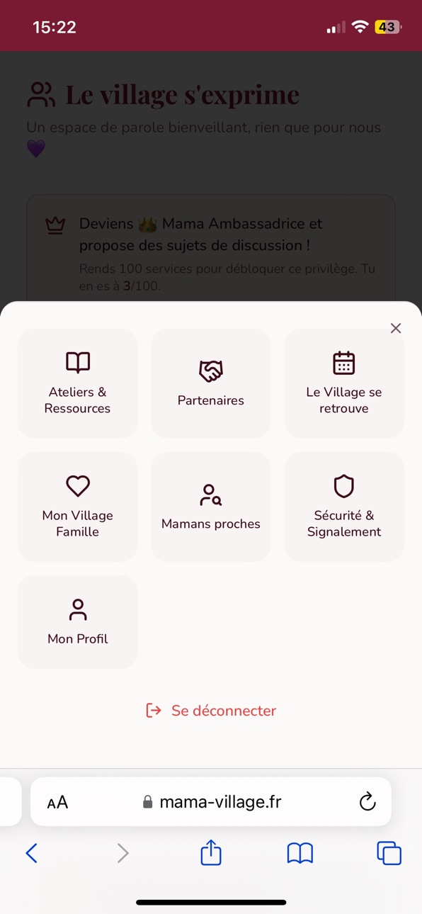 iPhone screenshot