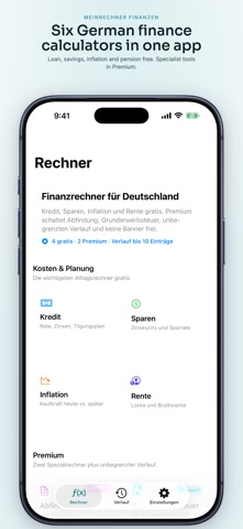 MeinRechner Finanzen Screenshot 1 of 5