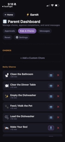 EarnIt Time and Allowance Screenshot 3 of 8