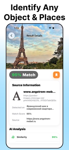AI Lens - AI Face Search iPhone screenshot