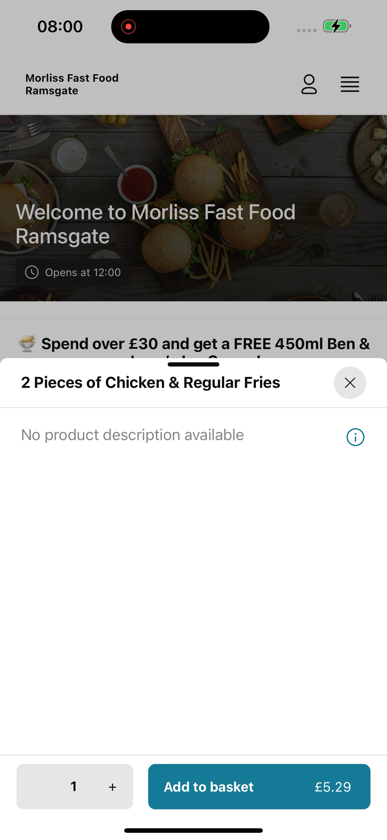 Morliss Fast Food Ramsgate screenshot 7