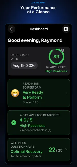 Athlete Ready screenshot 1