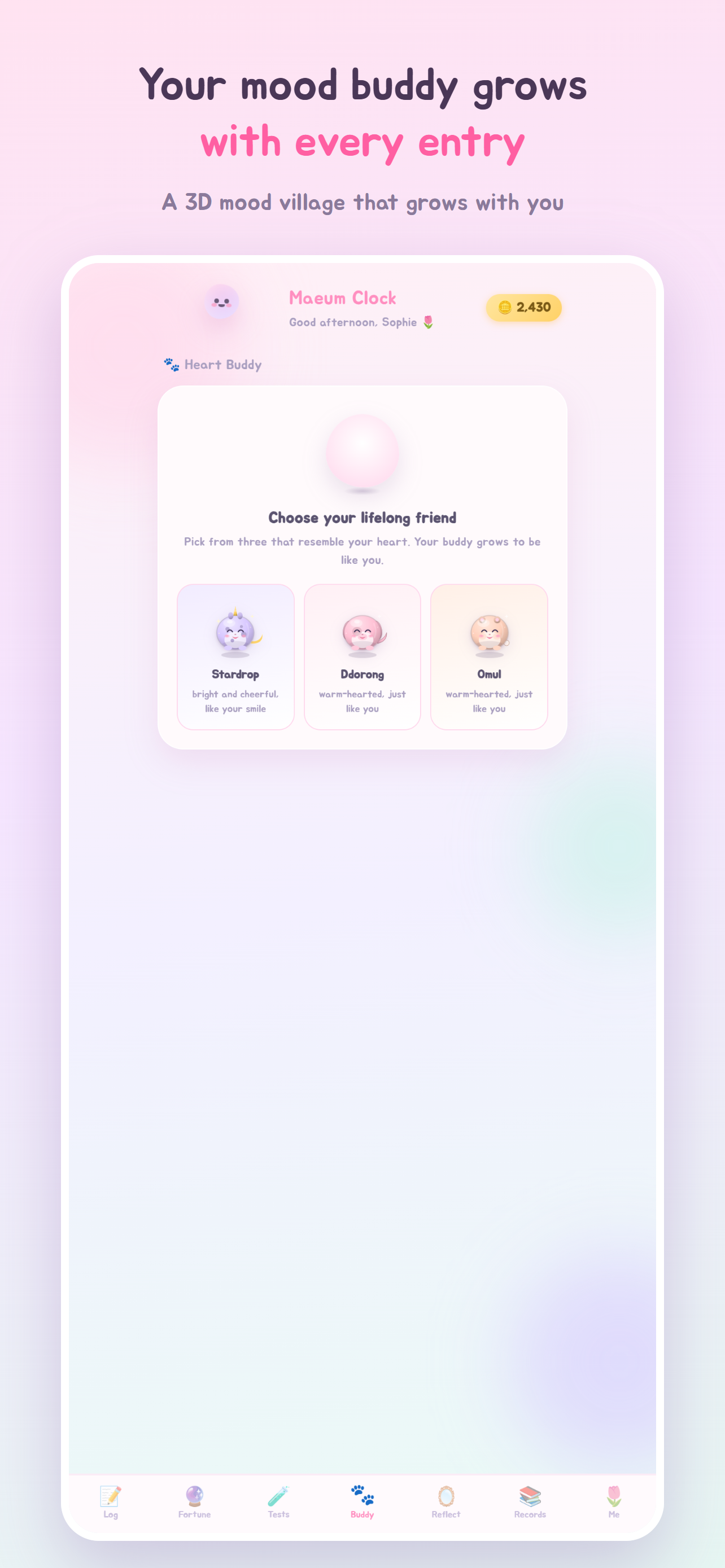 Maeum: Mood Diary & Horoscope screenshot 6