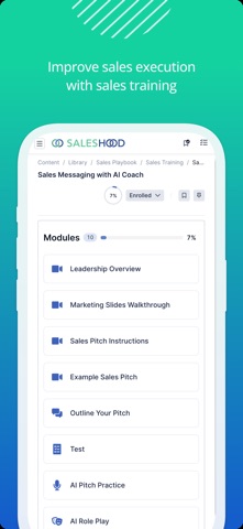 SalesHood screenshot