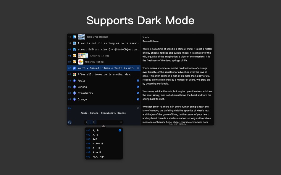 #2. OnePaste - A Magical Clipboard (macOS) 由: 伟坤 方
