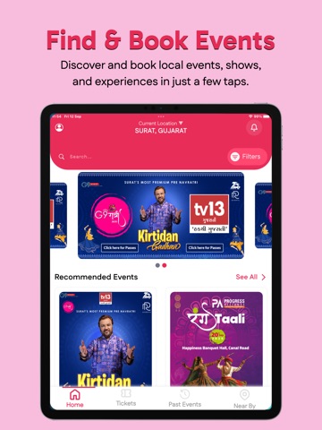 MYEVENTZ iPad screenshot