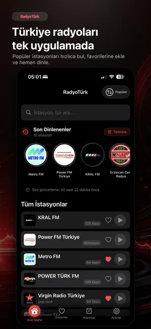 Canlı Radyo Dinle - RadyoTürk screenshot 1