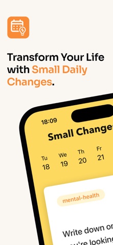 SmallChanges - Daily Nudge Screenshot 1 of 6