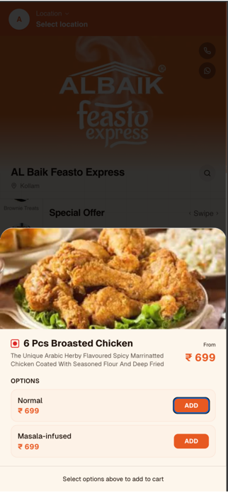 Albaik Feasto Express Screenshot 2 of 3