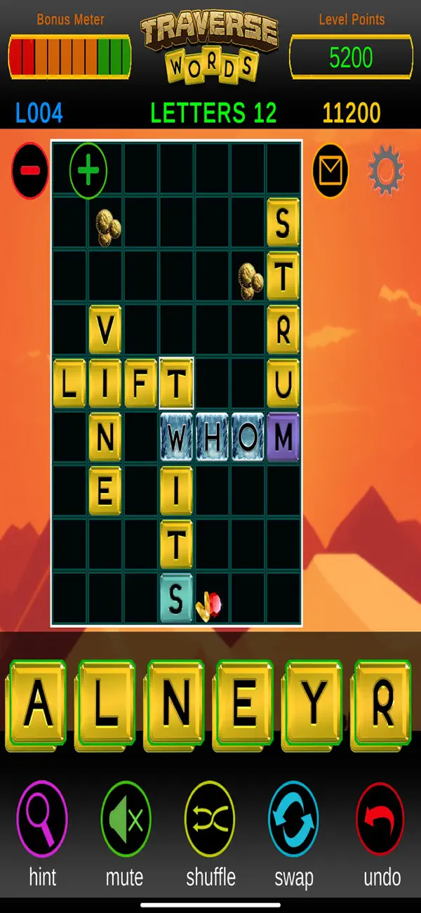 #4. Traverse Words Crossword Game (iOS) Podle: Travant Garde LLC