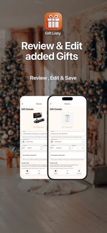 GiftListy - Wish List & Gifts iPhone screenshot