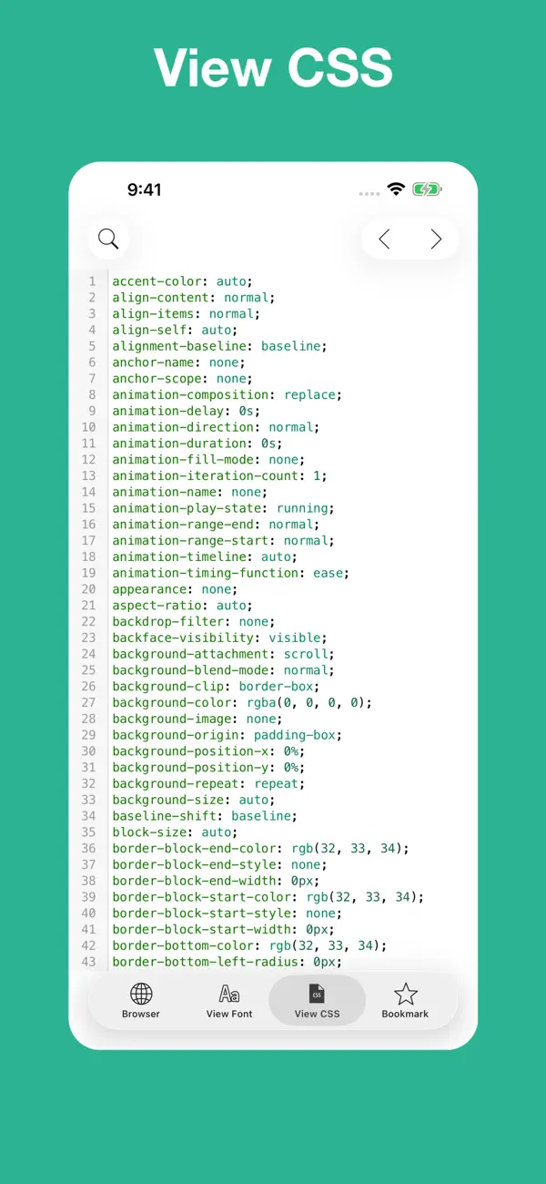 Screenshot #3 pour Font Inspector - find fonts