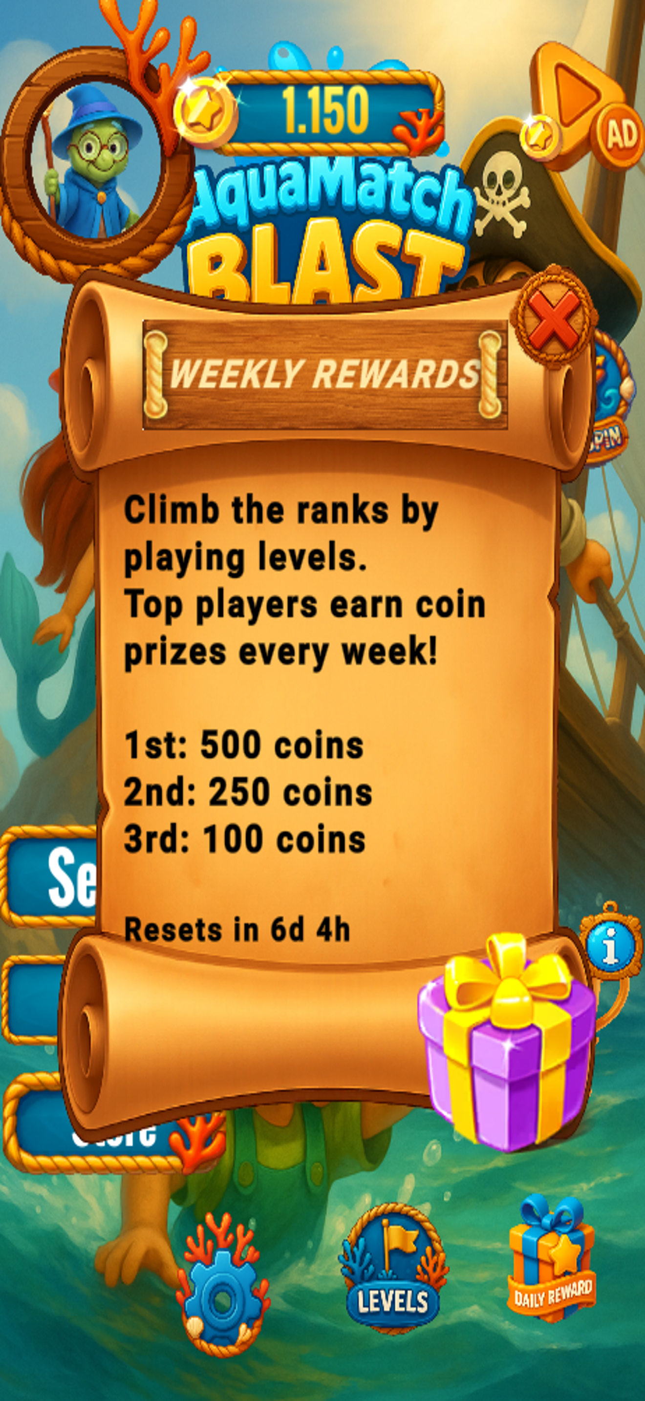 Aqua Match Blast : Hero League screenshot 6